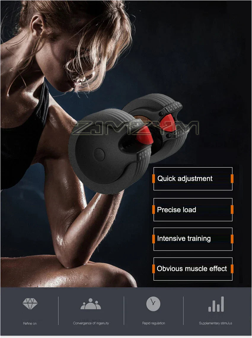 NNEOBA Adjustable Dumbbell Set for Home Fitness Equipment - Image 3