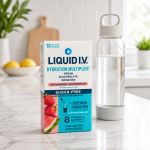 Liquid I.V. Sugar-Free Hydration Multiplier - Vegan Electrolyte Powder Sticks (10/14 ct)