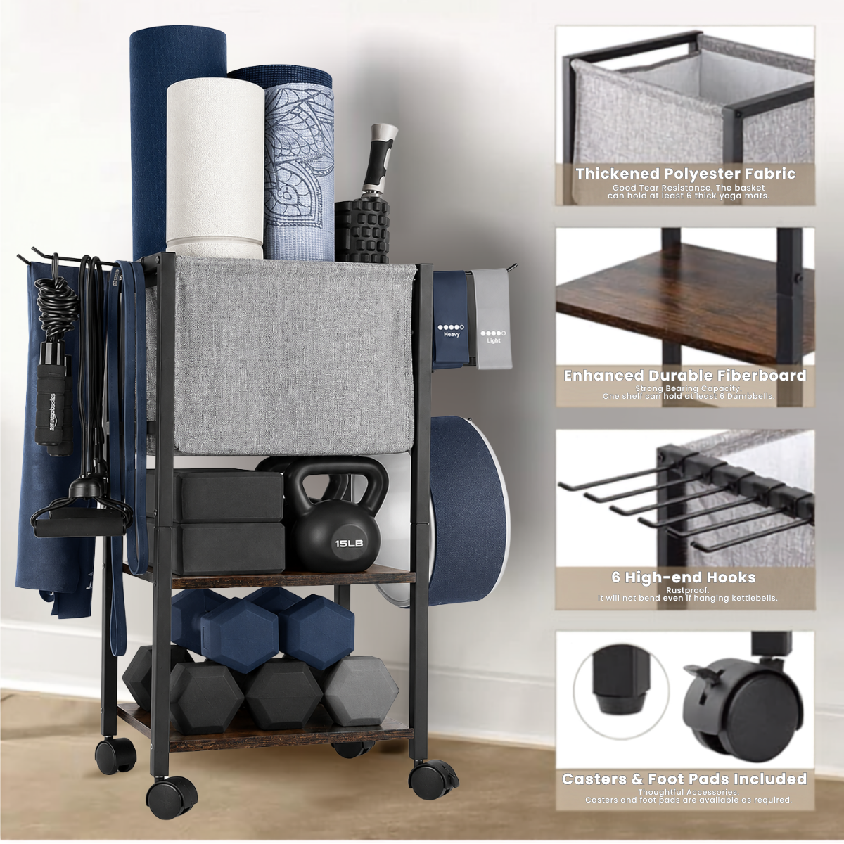 Vinaemo Compact Storage Cart