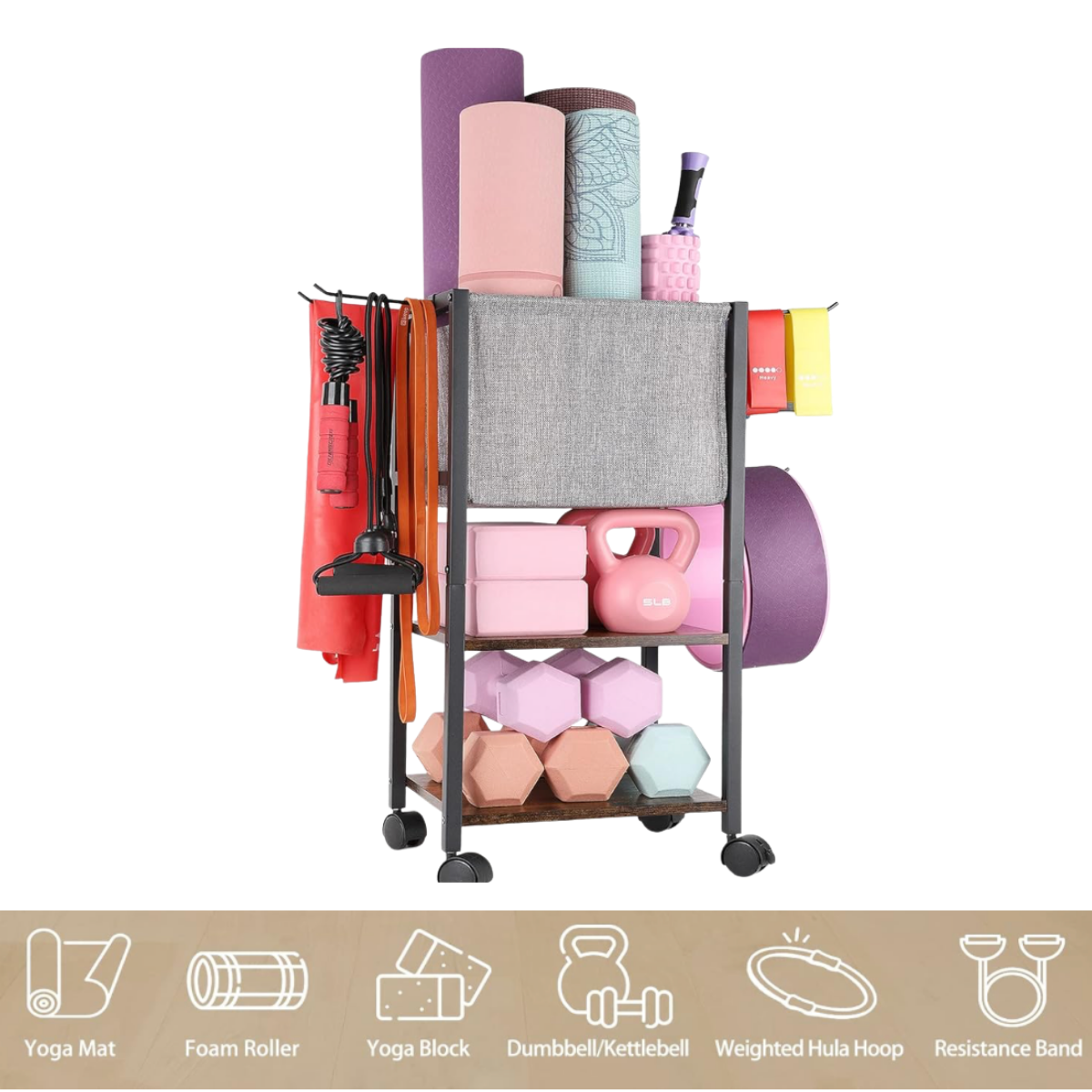 Vinaemo Compact Storage Cart - Image 3