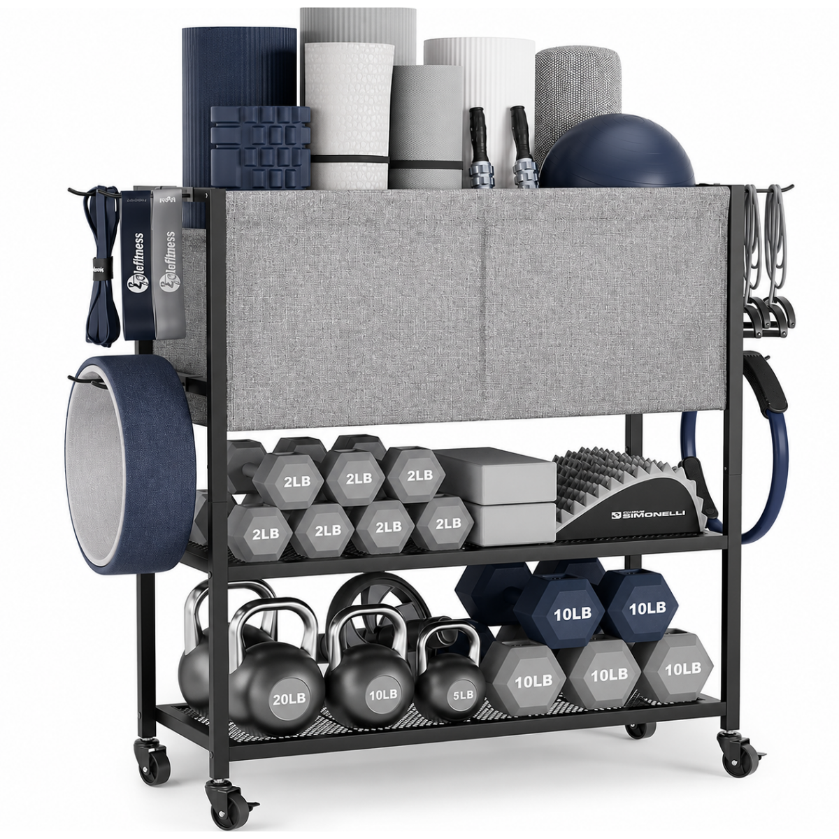 Vinaemo Tiered Storage Cart-Large