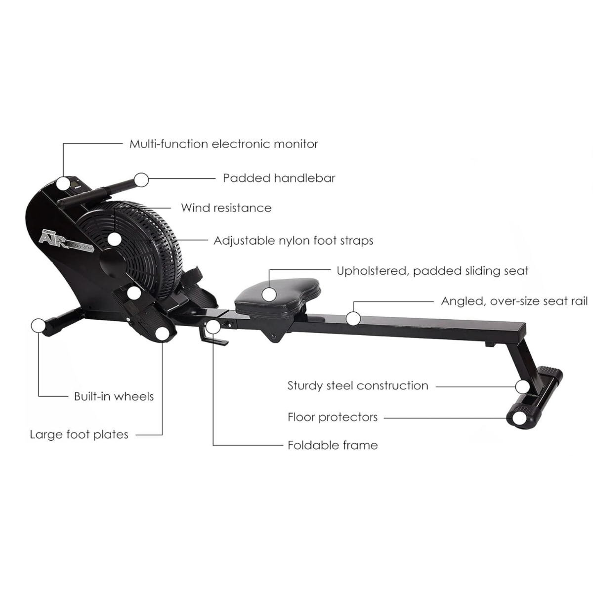 STAMINA ATS Foldable Air Rower