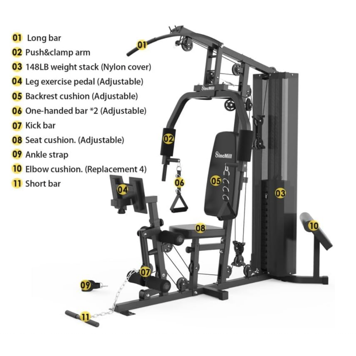 SINCMILL Home Gym System