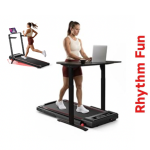 RHYTHM FUN Walking Pad Treadmill