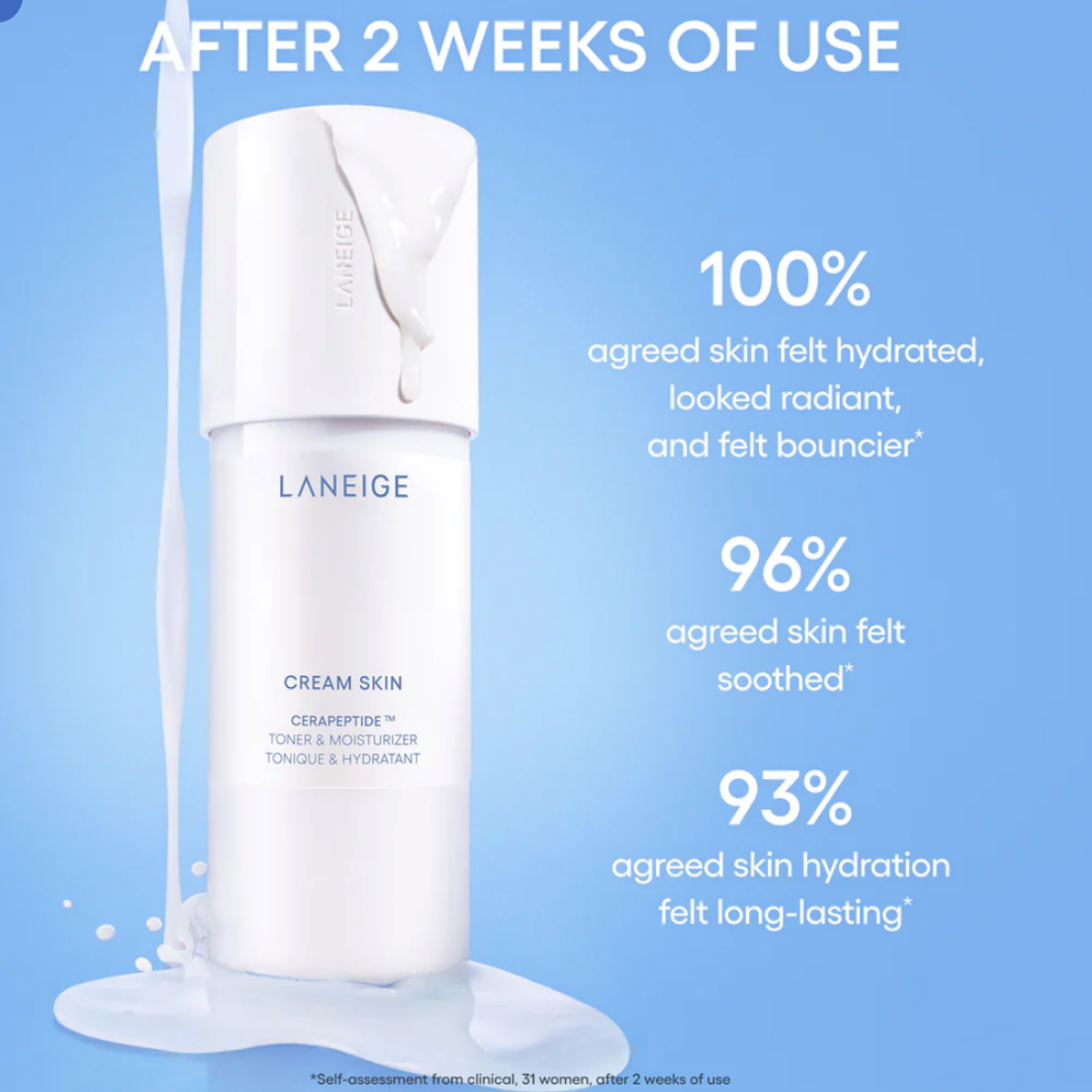 LANEIGE Cream Skin Toner & Moisturizer